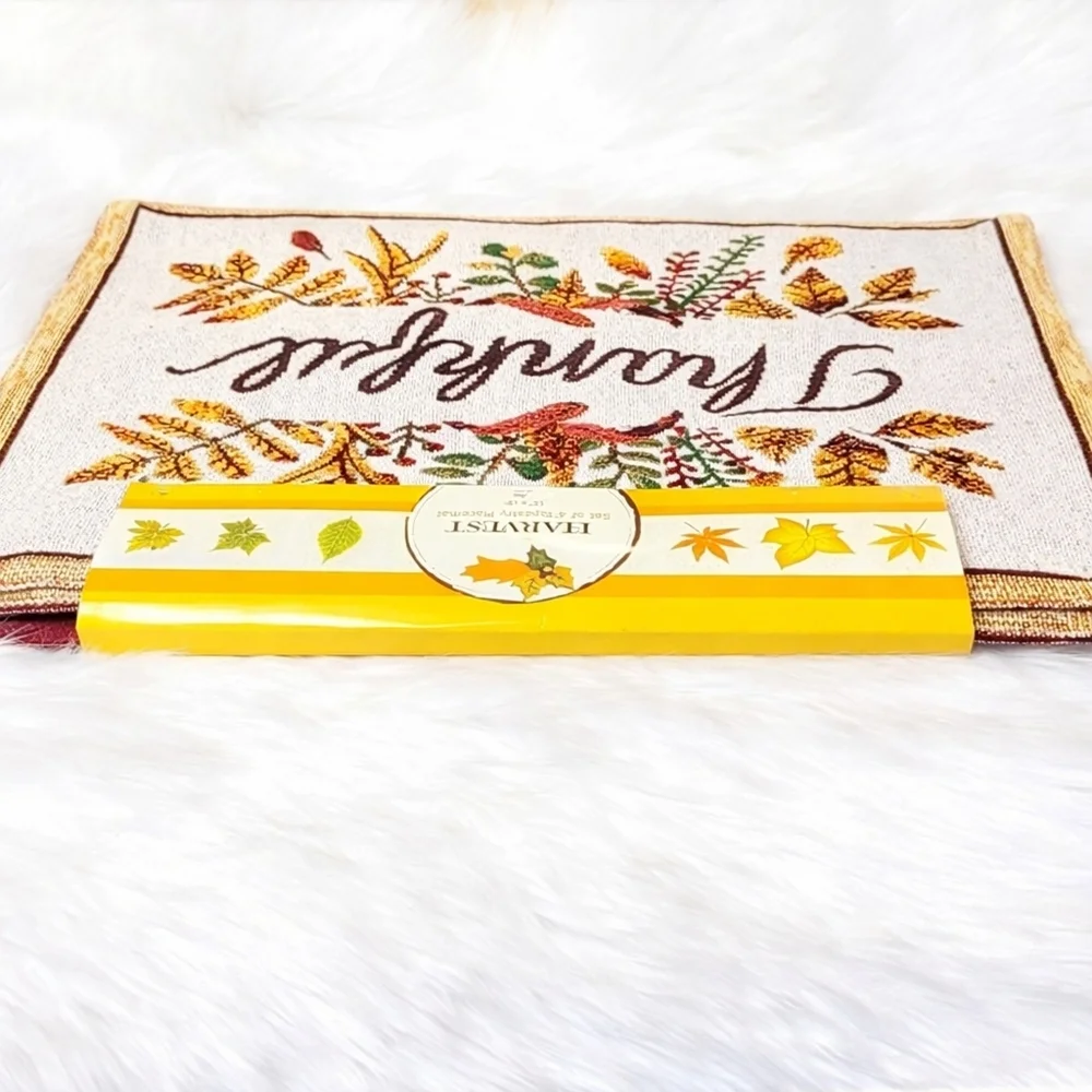 Harvest Tapestry Holiday Placemats 